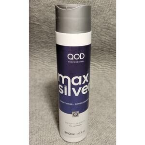 QoD Professional Max Silver Conditioner 300ml 10 fl oz Blonde Streaked Gray Hair